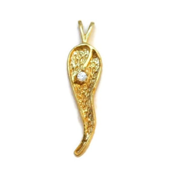 Italian with Stone Pendant 14k Yellow Gold,New Products : American Fashion Style Bags On Sale
